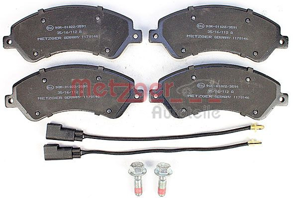 METZGER Bremsbelagsatz, Scheibenbremse